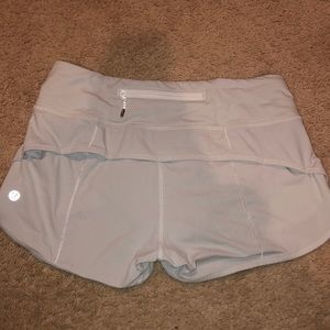 White lululemon shorts!